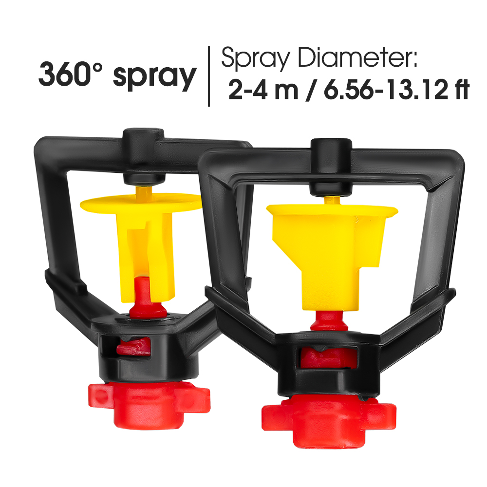 5PCS 360° Rotary Micro Sprinkl - Drip Emitters Adjustable 360 Micro recension och pris