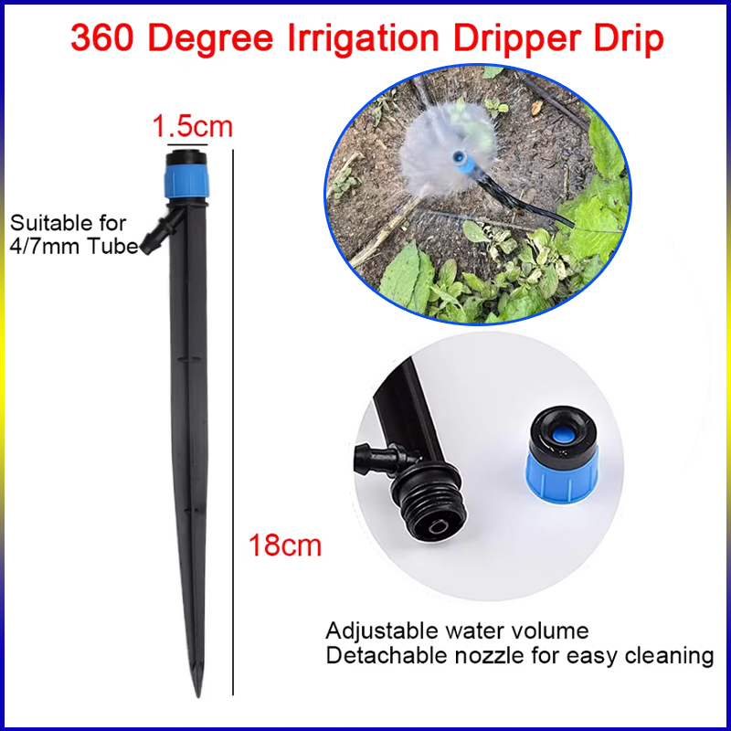 ZK 20/50pcs Adjustable 360° Dr - Drip Emitters Adjustable 360 Micro recension och pris