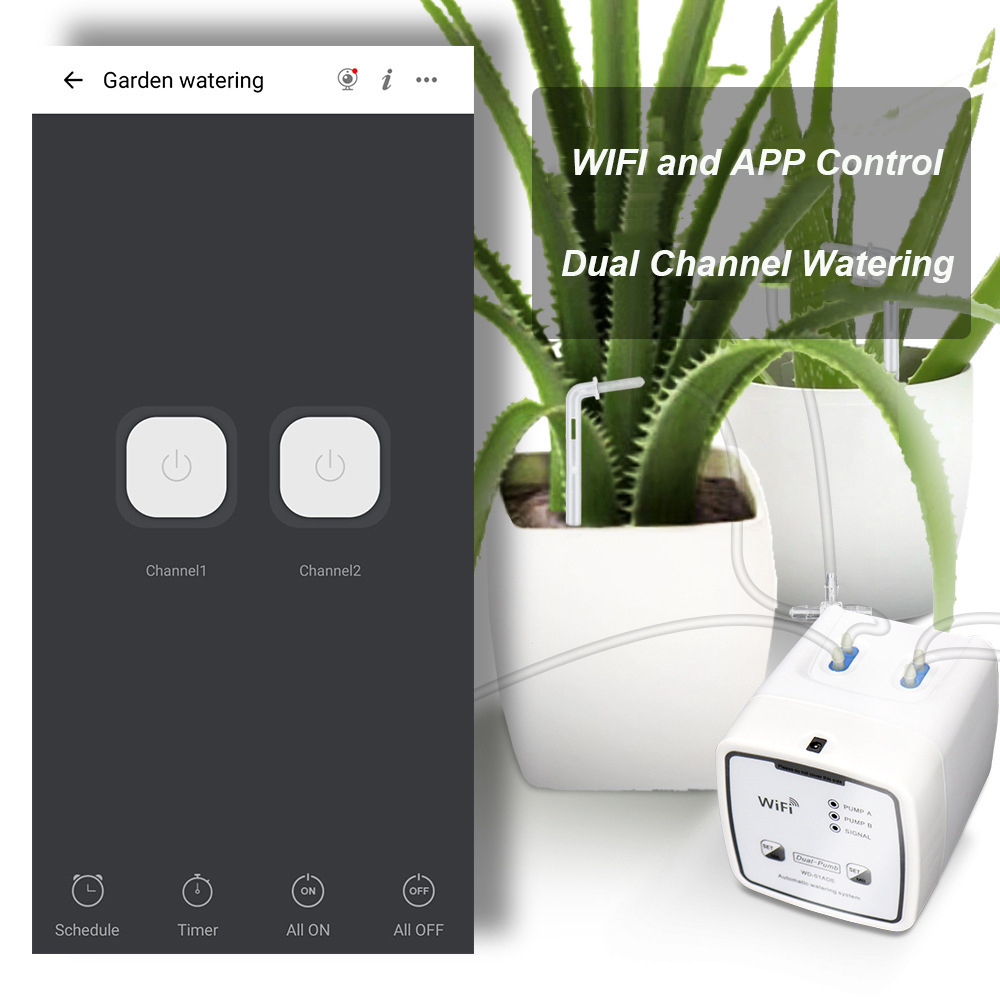 WiFi Irrigation Controller, Au - Automatic Watering Pump Indoor Plants recension och pris