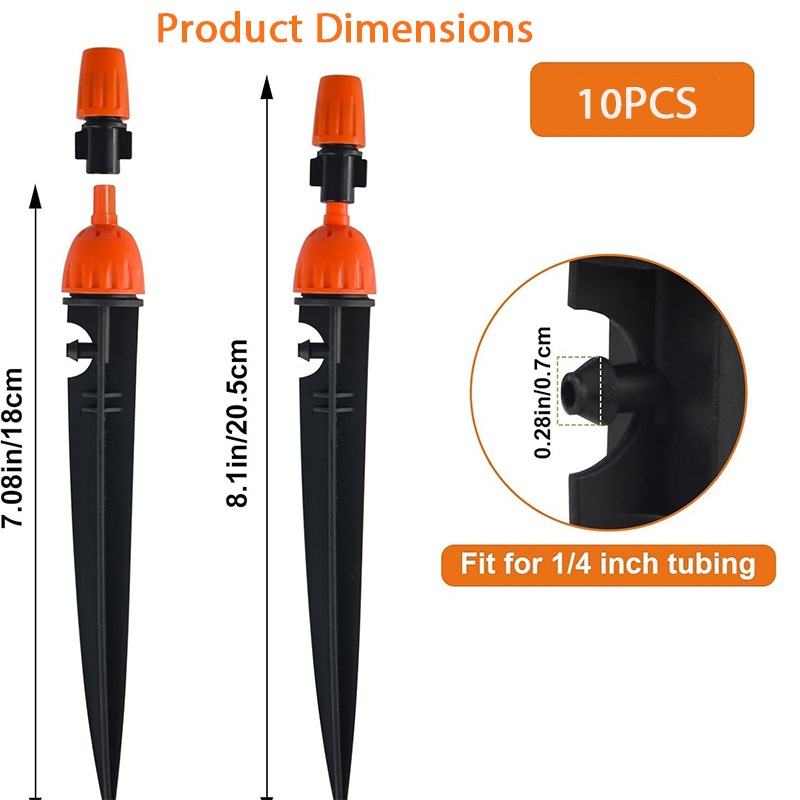 360° Adjustable 2-in-1 Drip Sp - Drip Emitters Adjustable 360 Micro recension och pris
