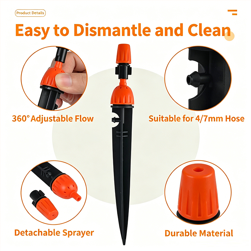 360° Adjustable 2-in-1 Drip Sp - Drip Emitters Adjustable 360 Micro recension och pris