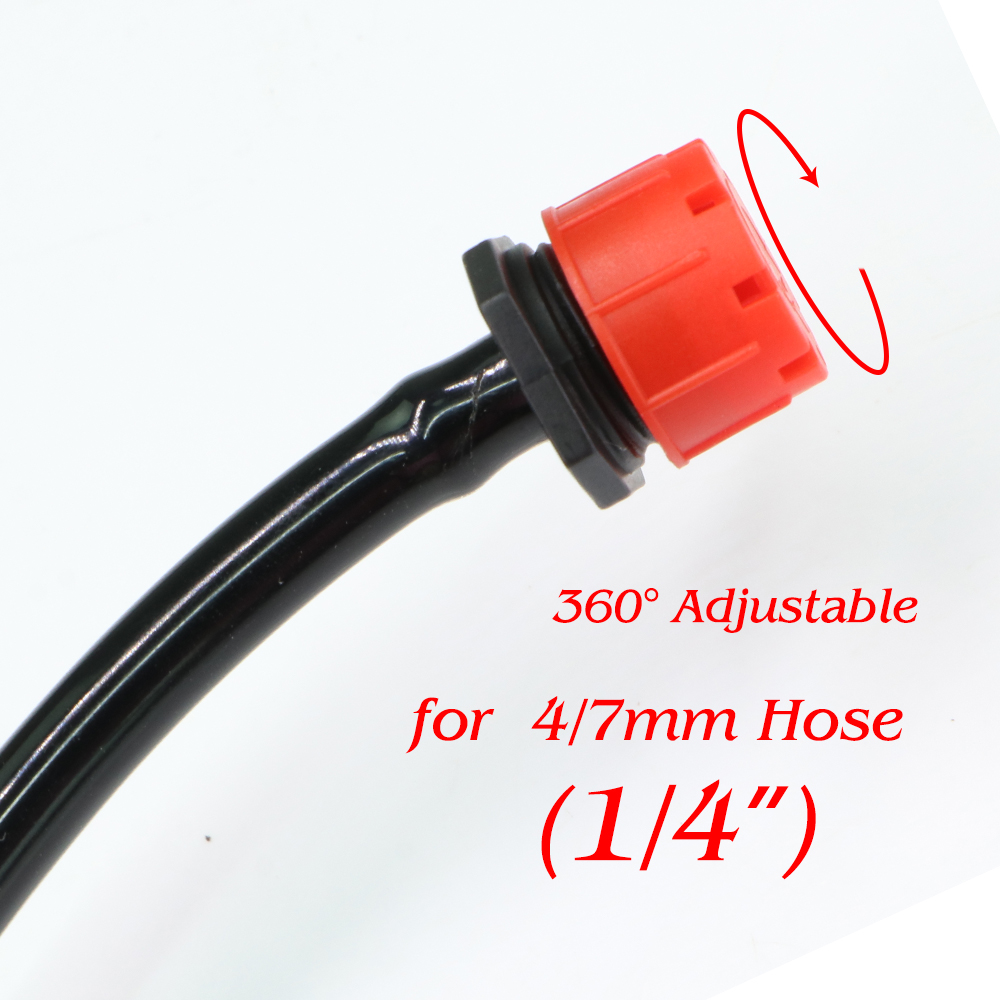 30-1000pcs Adjustable Irrigati - Drip Emitters Adjustable 360 Micro recension och pris