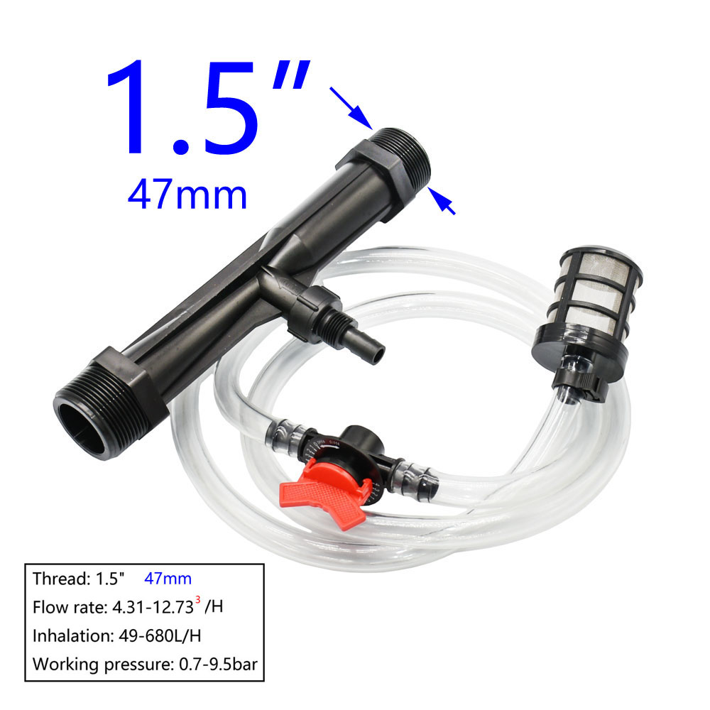 1/2 3/4 1 1.5 Inch Venturi Fer - Fertilizer Injector Venturi 3/4 Inch recension och pris