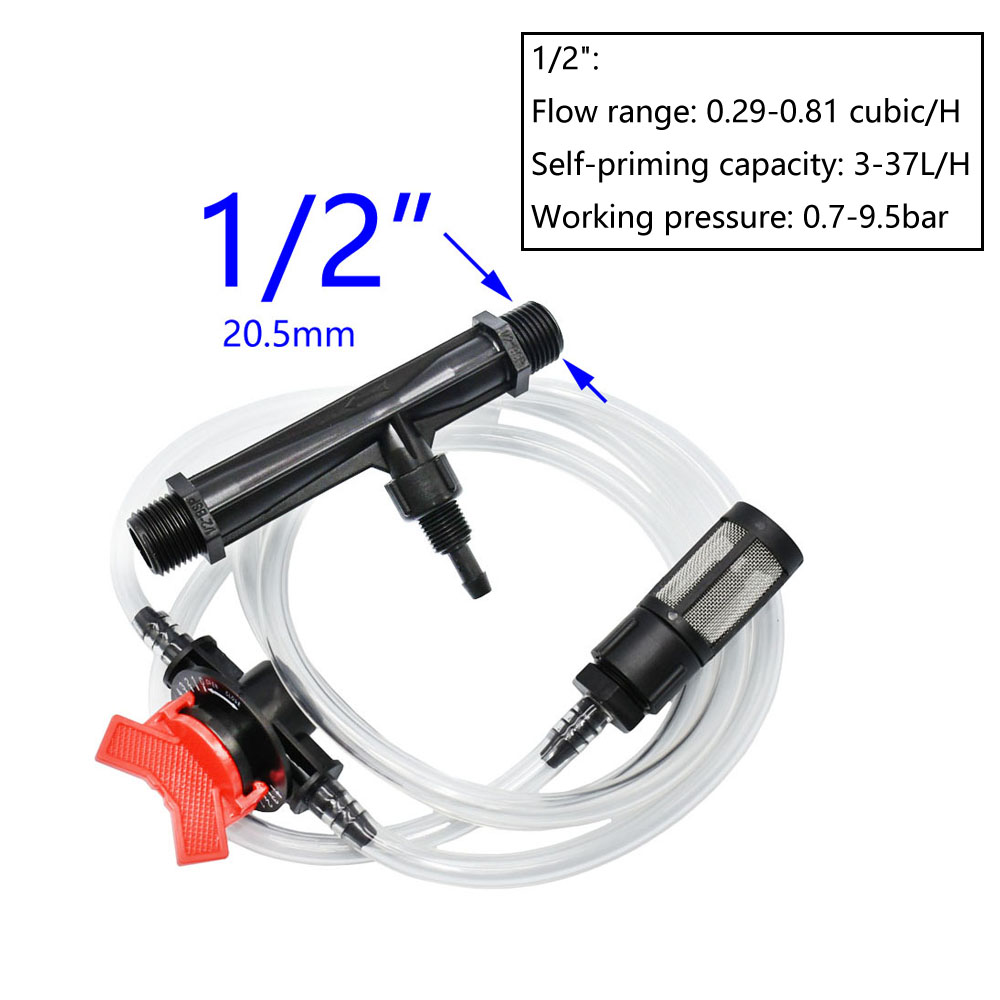 1/2 3/4 1 1.5 Inch Venturi Fer - Fertilizer Injector Venturi 3/4 Inch recension och pris